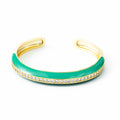 Caryn Lawn Amaya Cuff Green