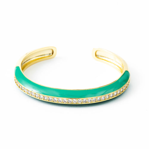 Caryn Lawn Amaya Cuff Green
