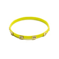 Caryn Lawn Coated Enamel CZ Bangle Chartruese