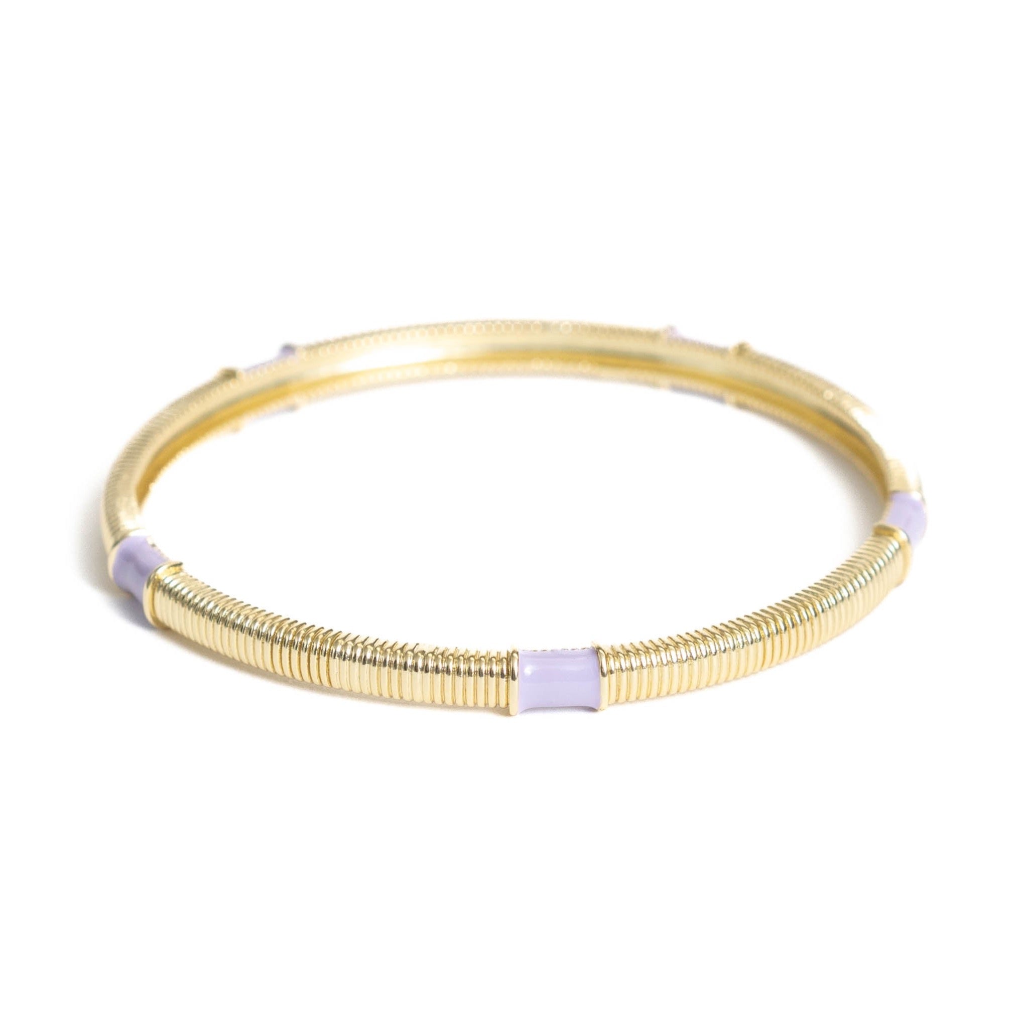 Caryn Lawn Jasmine Bangle Lavender
