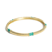 Load image into Gallery viewer, Caryn Lawn Jasmine Bangle Green