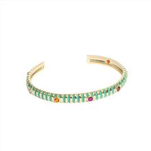 Load image into Gallery viewer, Caryn Lawn Bianca Cuff Green
