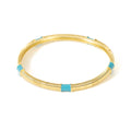 Caryn Lawn Jasmine Bangle Turquoise