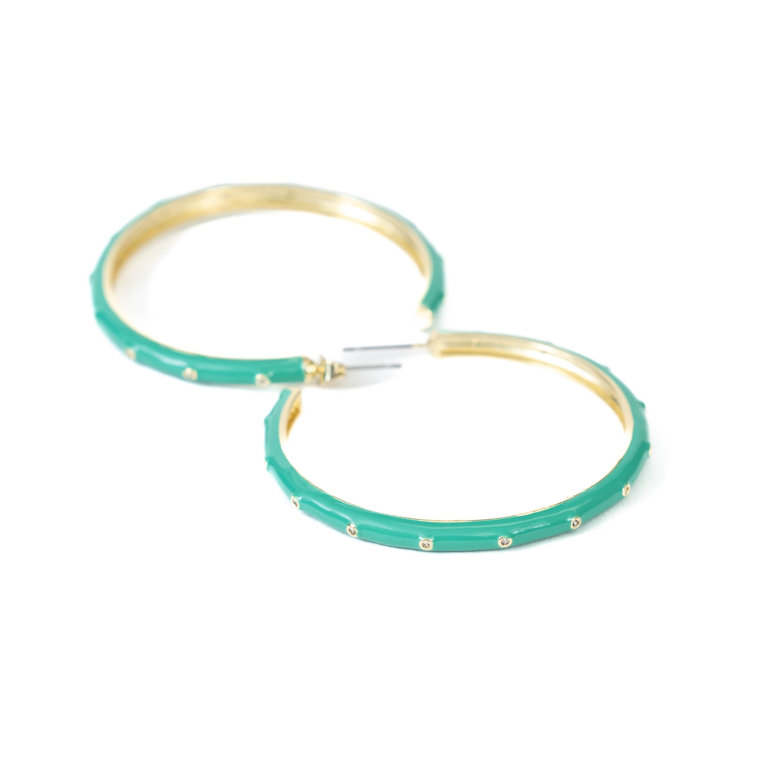Caryn Lawn Mirabella Hoop Green