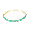 Caryn Lawn Mirabella Bangle Green