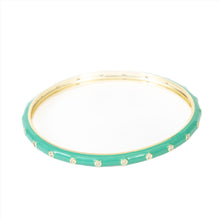 Load image into Gallery viewer, Caryn Lawn Mirabella Bangle Green