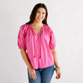 Caryn Lawn Gia Top Pink