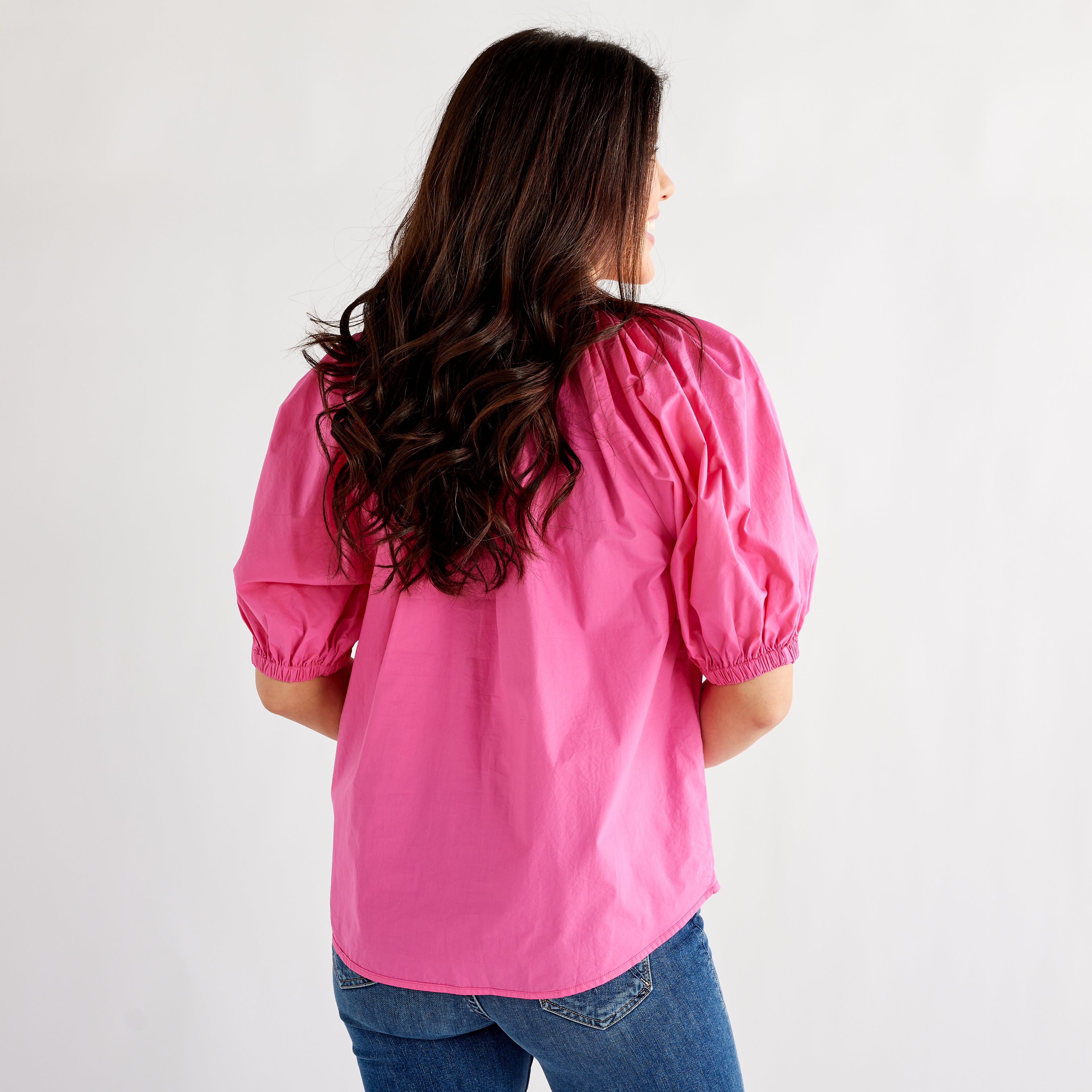 Caryn Lawn Gia Top Pink