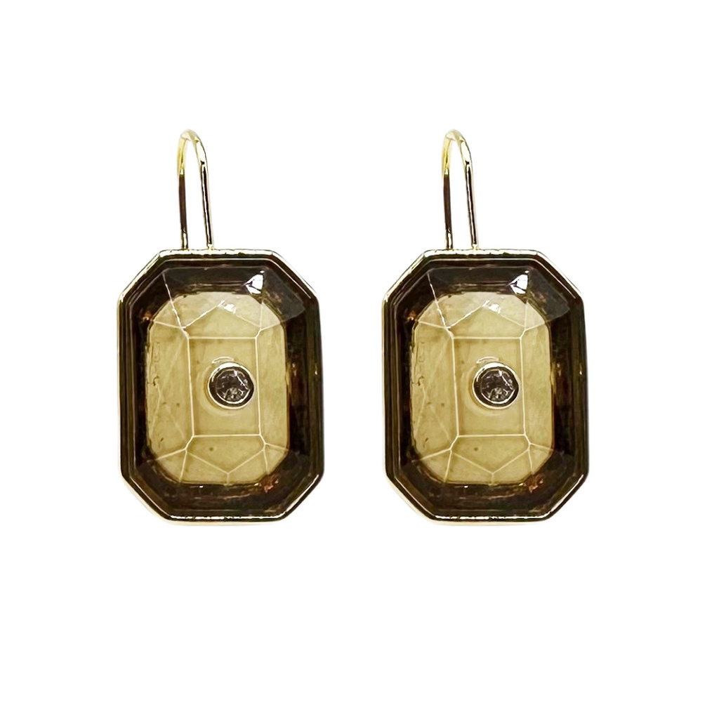 Caryn Lawn Grace Earring Amber
