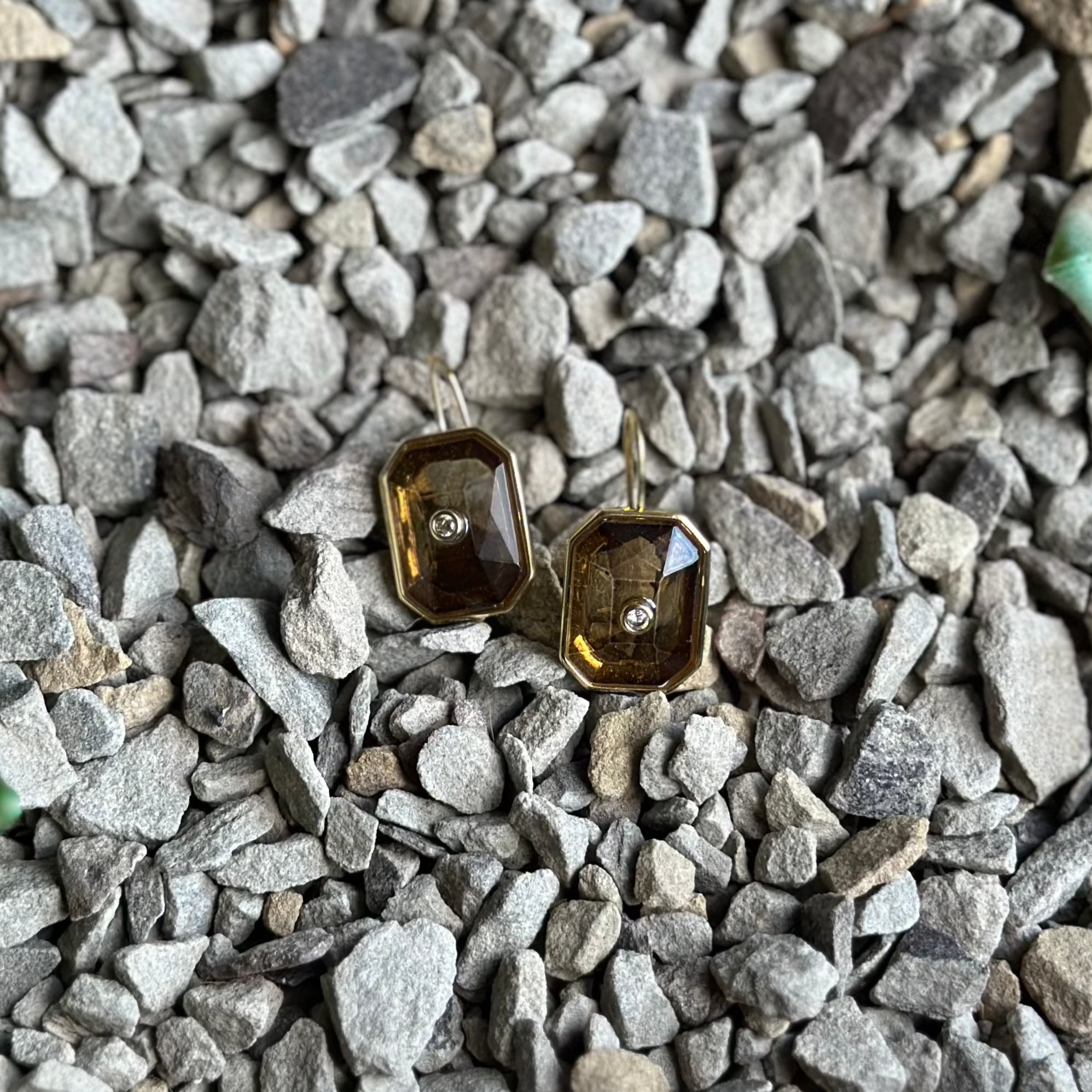 Caryn Lawn Grace Earring Amber
