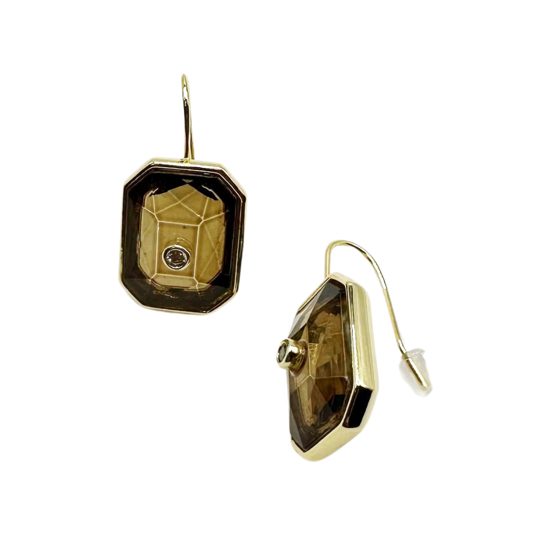 Caryn Lawn Grace Earring Amber