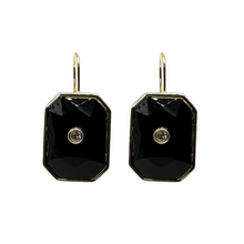 Load image into Gallery viewer, Caryn Lawn Grace Earring Black