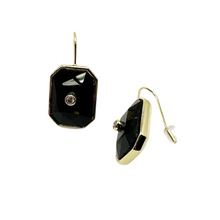 Load image into Gallery viewer, Caryn Lawn Grace Earring Black