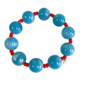 Sicily Bracelet Light Blue/Red