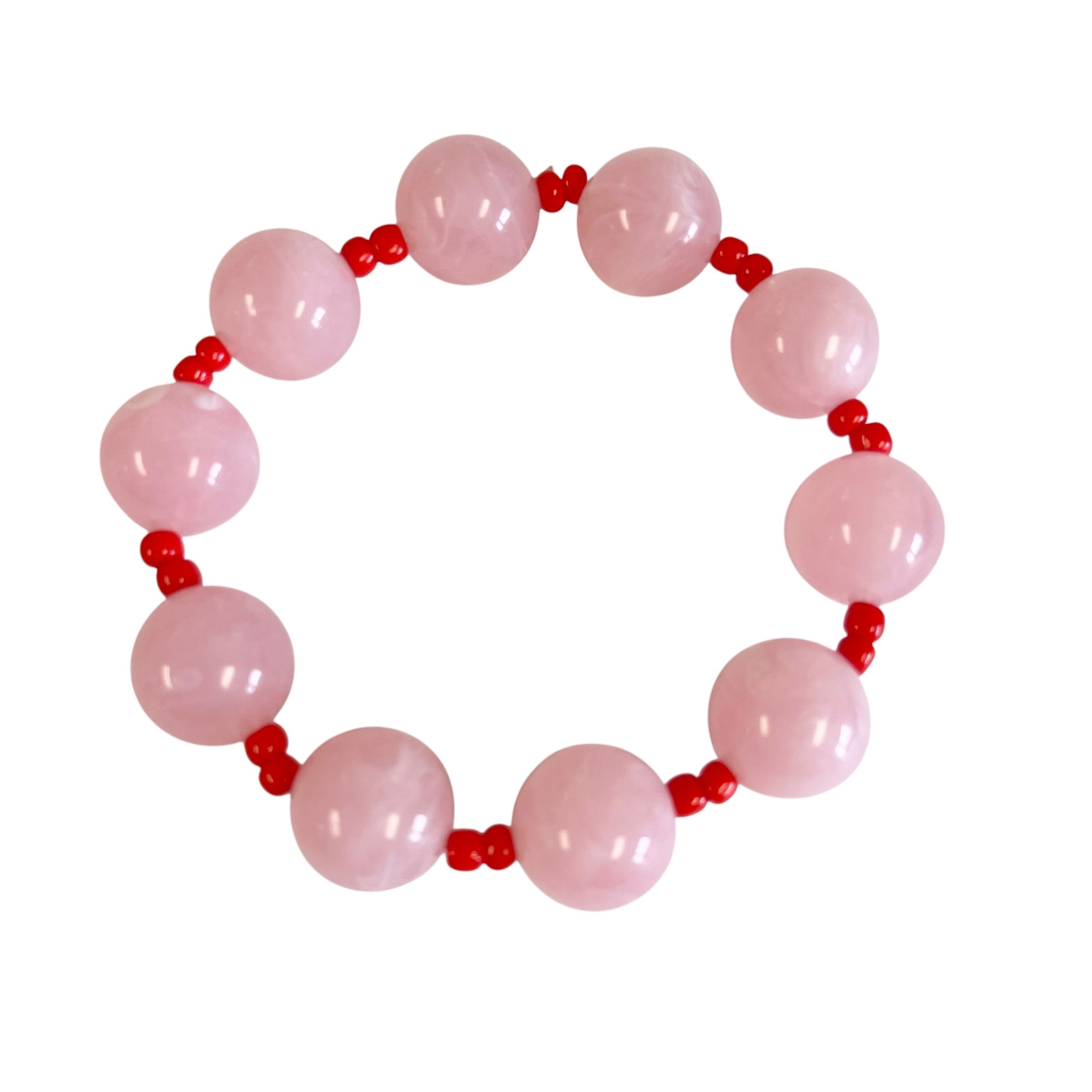 Sicily Bracelet Light Pink/Red