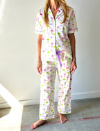 Caryn Lawn Palm Tree Pj Set