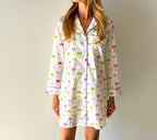 Caryn Lawn Palm Trees Sleep Shirt