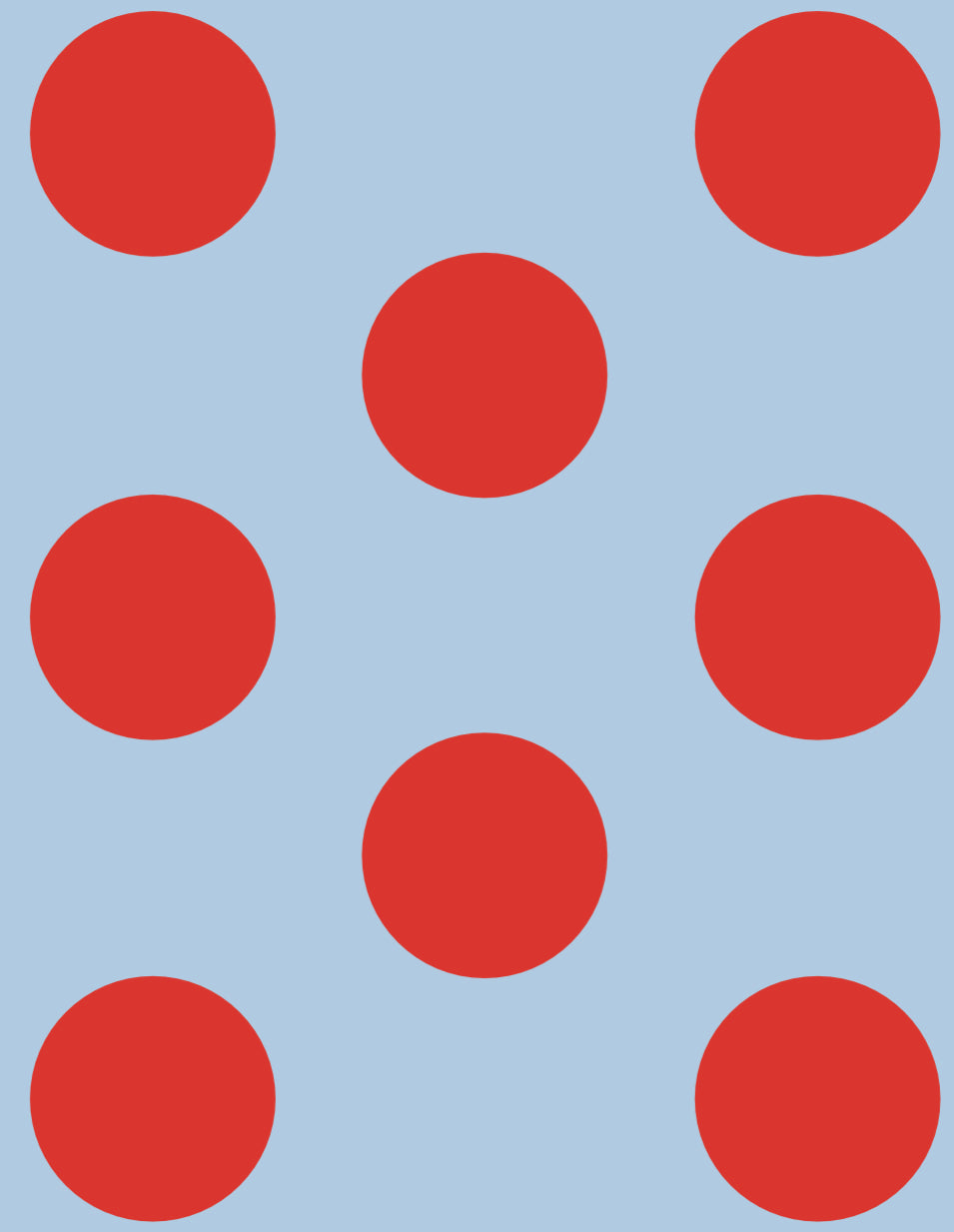 Caryn Lawn Blue/red polka dot Sleep Shirt