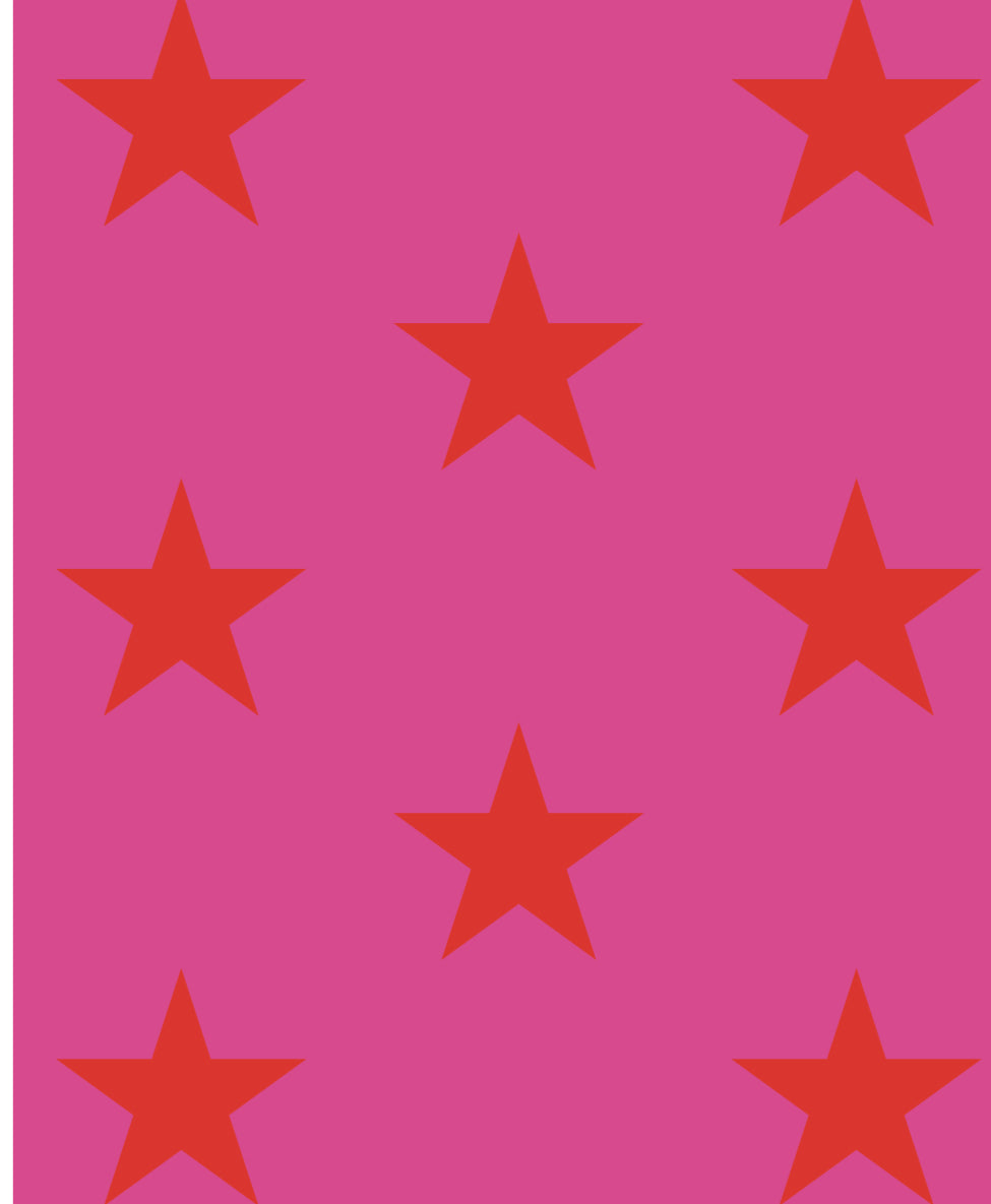 Caryn Lawn Pink/red star Sleep Shirt