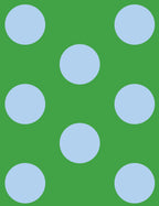 Caryn Lawn Green/blue polka dot Sleep Shirt