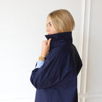 Caryn Lawn Katherine Top Navy and Powder