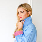 Caryn Lawn Katherine Top Powder and Red