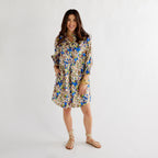 Caryn Lawn Kimberly Dress Blue Floral