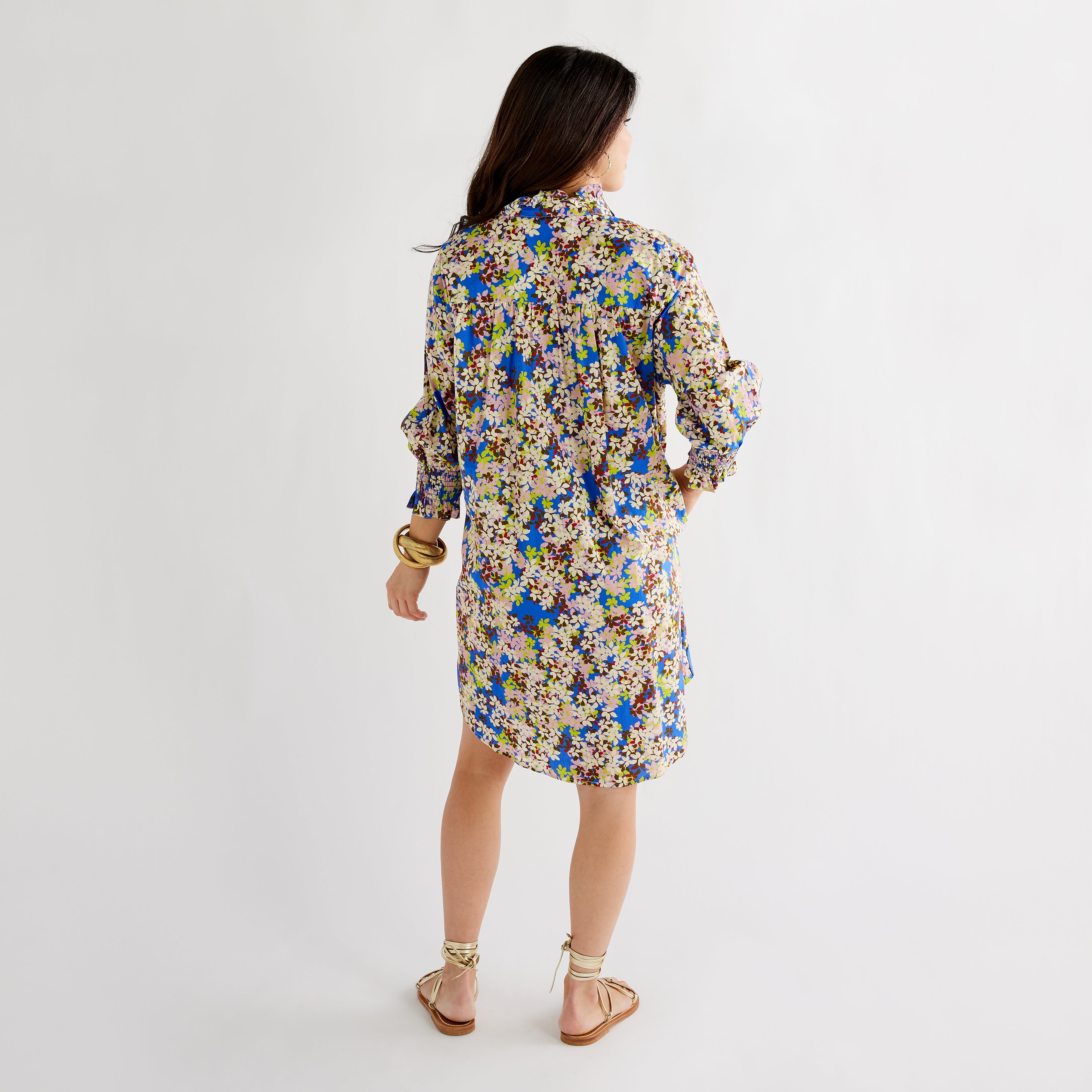 Caryn Lawn Kimberly Dress Blue Floral