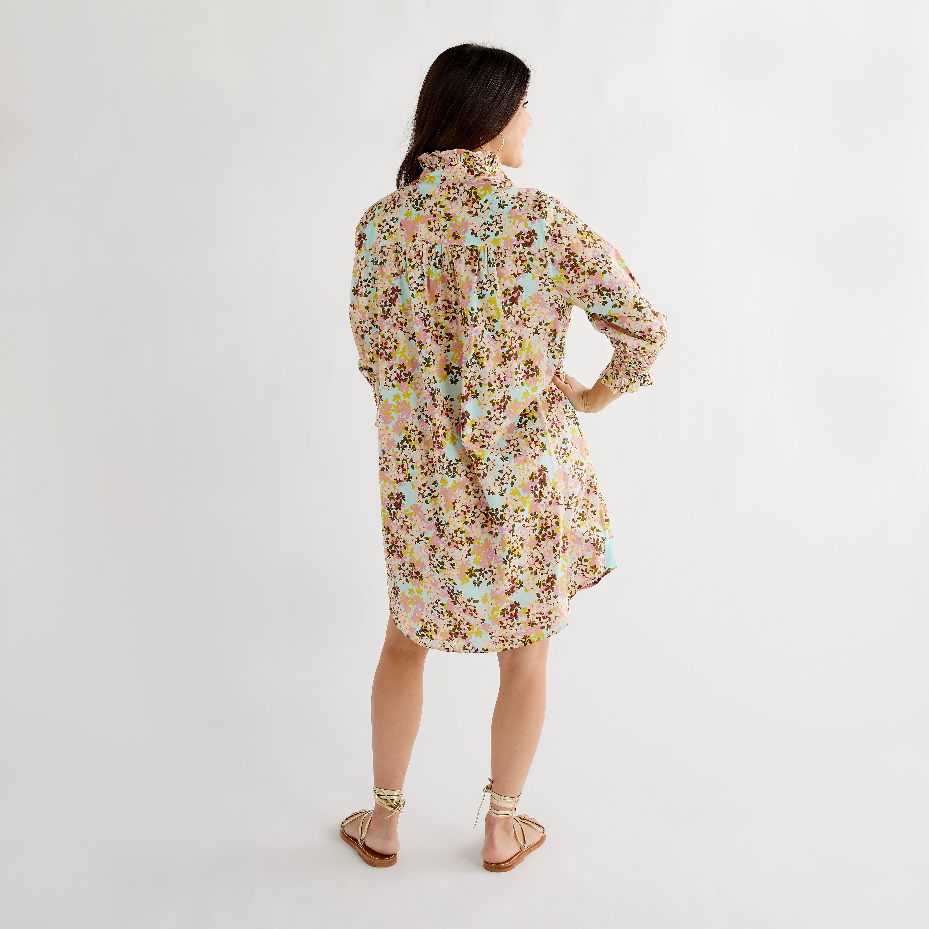 Caryn Lawn Kimberly Dress Pink Floral