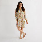 Caryn Lawn Kimberly Dress Pink Floral