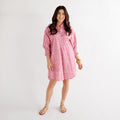 Caryn Lawn Kimberly Dress Pink Poppy