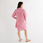 Caryn Lawn Kimberly Dress Pink Poppy