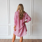 Caryn Lawn Kimberly Dress Red Stripe