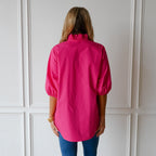 Caryn Lawn Kit Top Hot Pink