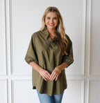 Caryn Lawn Kit Top Olive