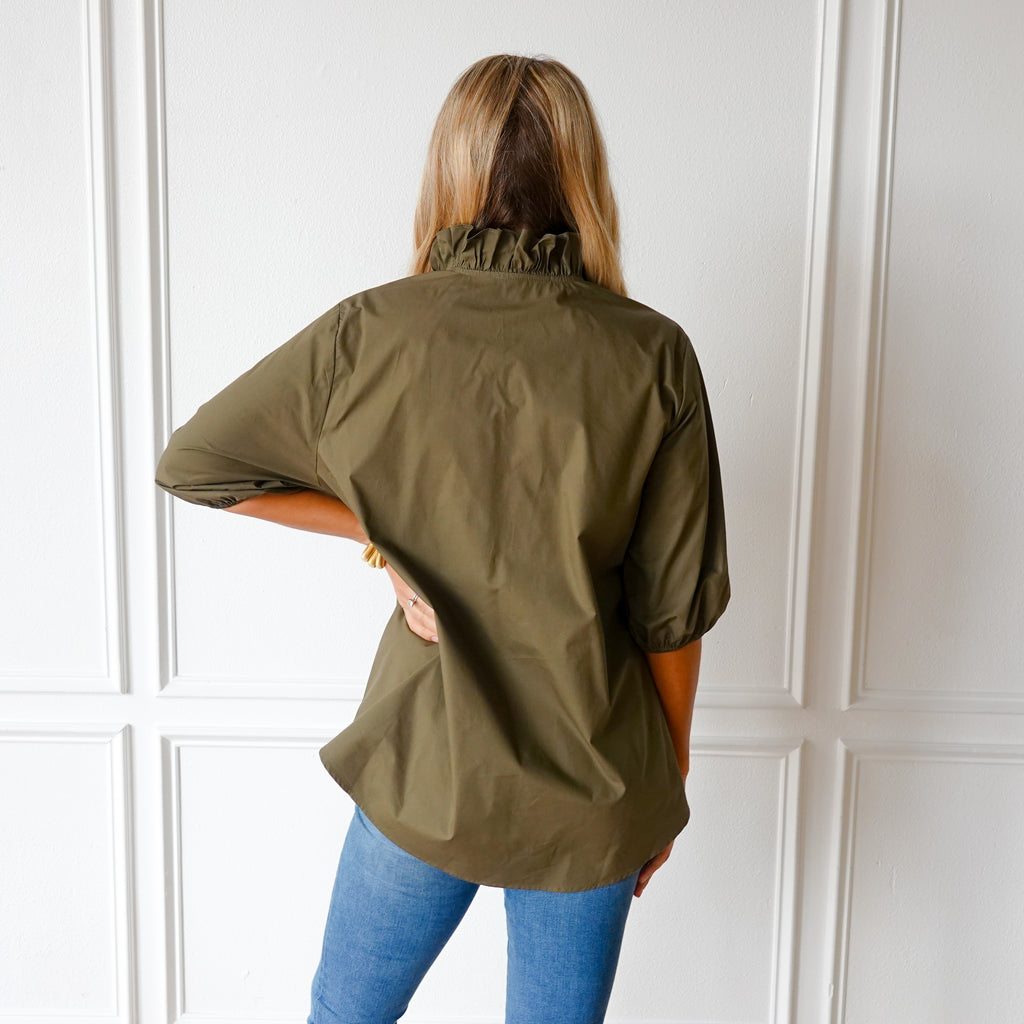 Caryn Lawn Kit Top Olive