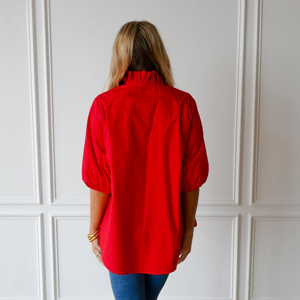 Caryn Lawn Kit Top Red