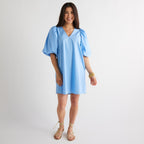 Caryn Lawn Lila Dress Blue