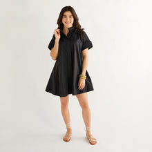 Load image into Gallery viewer, Caryn Lawn Margot Dress Black