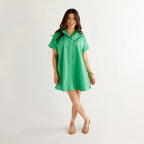 Caryn Lawn Margot Dress Kelly