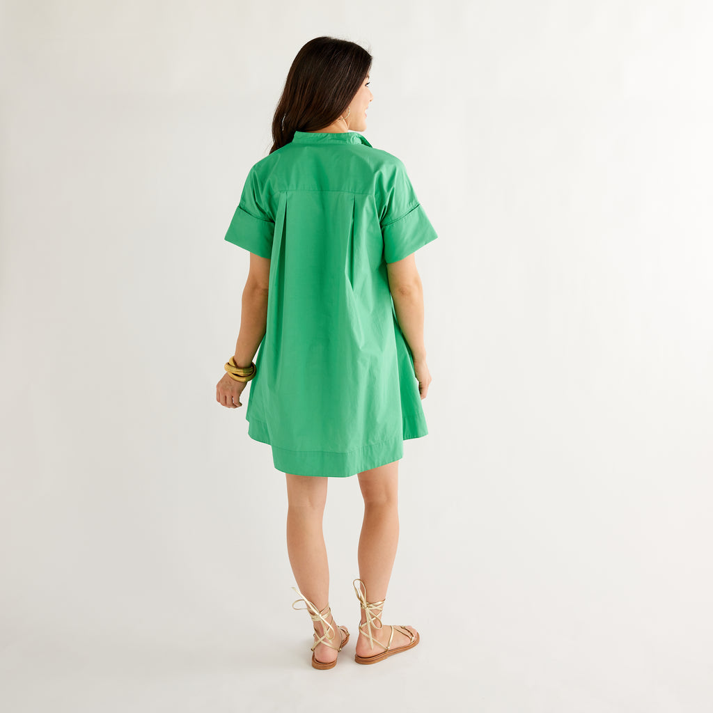 Caryn Lawn Margot Dress Kelly