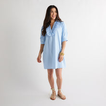 Load image into Gallery viewer, Caryn Lawn Maya Dress Blue Stripe