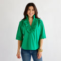 Caryn Lawn Maya Top Kelly