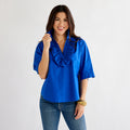 Caryn Lawn Maya Top Royal