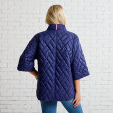 Load image into Gallery viewer, Caryn Lawn Penny Puffer Jacket Midnight