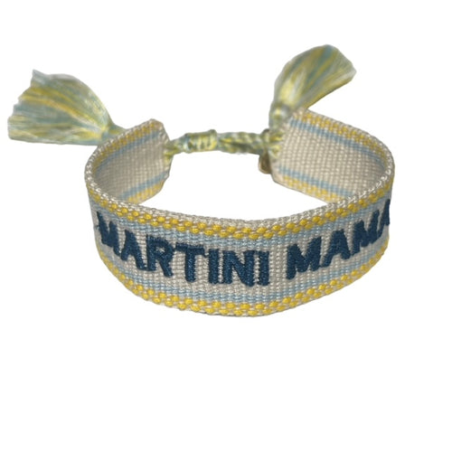 Martini Mama Woven Friendship Bracelet