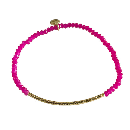 Caryn Lawn Ibiza Bracelet Hot Pink