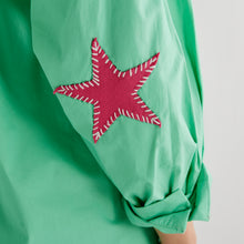 Load image into Gallery viewer, Preppy Star Dress Green