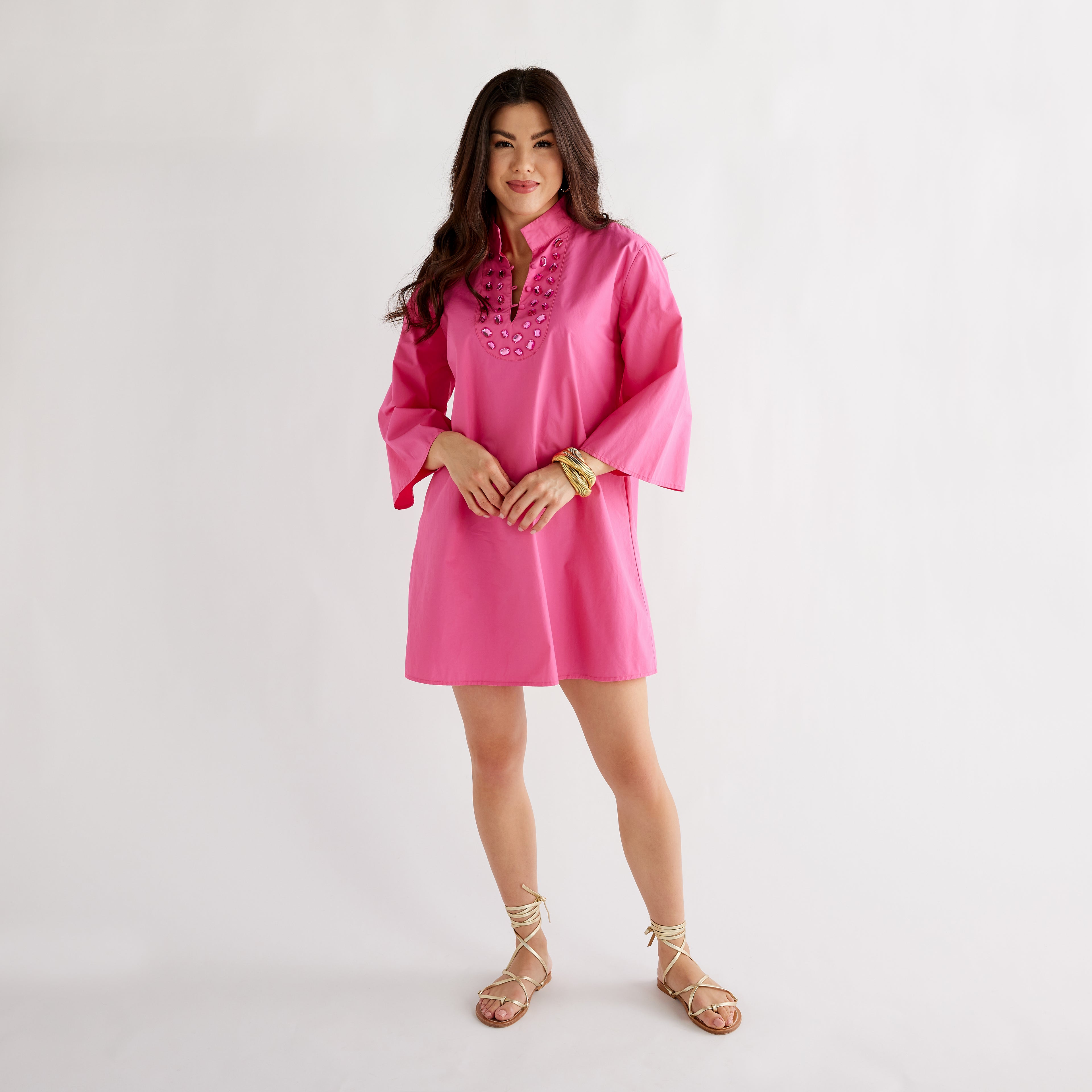 Caryn Lawn Rosemary Dress Pink