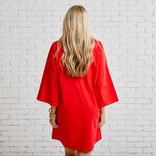 Load image into Gallery viewer, Caryn Lawn Rosemary Dress Red